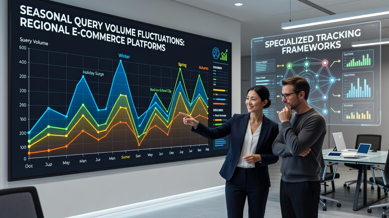 Examining Seasonal Query Volume Fluctuations in Regional E-commerce Platforms Through Specialized Tracking Frameworks